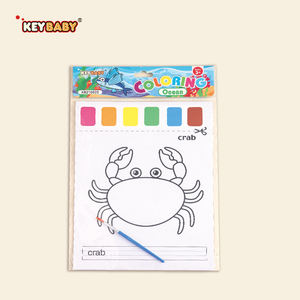 Keybaby定制2025批发儿童水彩画涂鸦绘图板婴儿着色绘图本玩具在中国 - Product Image 3
