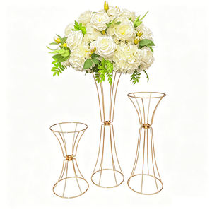 Modern Luxury Iron Flower Stand Centerpieces Wedding Arch <b>Backdrop</b> Frame Ceremony Decoration Event <b>Party</b> Display Wholesale - Product Image 2