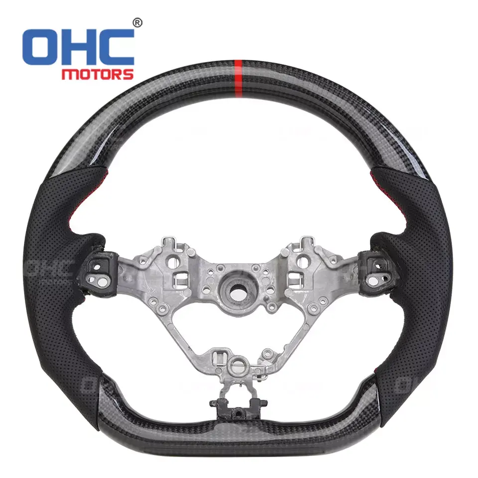 100% Real Carbon Steering Wheel For Toyota 86 AT86 Subaru BRZ 2016 2017 2018 2019 2020 2021 2022 Steering Wheels Carbon Fiber