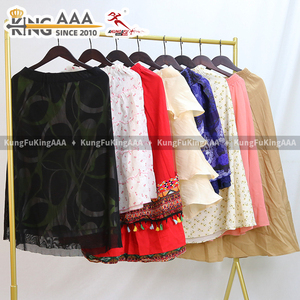 Gonne lunghe in cotone usate da donna, colori misti, provenienza europea, KungFu KingAAA UK - Stock all'ingrosso di gonne da donna di seconda mano di alta qualità - Product Image 5