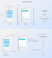 Tarjeta SIM NANO 4G, Pantalla Táctil HD, Llamadas VoLTE, Larga Duración de Batería, Android, GPS, Control de Aplicaciones Inteligentes, Asistente de IA, Localizador