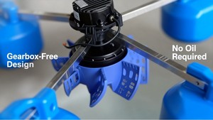 स्थायी चुंबक चर आवृत्ति वायुयान मशीन 3hp 220v/380v/v जलीय कृषि के लिए ऑक्सीजन पंप - Product Image 4