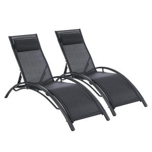 Tumbona de aluminio para jardín, patio o piscina, muy vendida. - Product Image 1