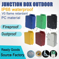 Boîtier électronique en plastique étanche, boîte d'enclosure en ABS, boîtier électronique en ABS IP65/IP68