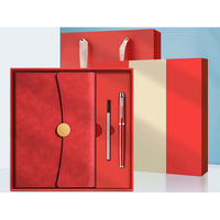 Coffret cadeau PQ 3 pièces avec sac cadeau, carnet à couverture rigide, ensemble cadeau personnel, carnet en cuir personnalisé, couleurs promotionnelles en gros