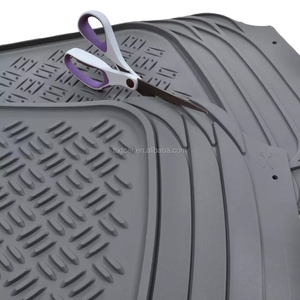 Alfombrillas de PVC Impermeables de Lujo para Auto, 2mm de Grosor, Fáciles de Limpiar, 3/4/5 Piezas, Ajuste Universal, Accesorios Interiores para Auto - Product Image 4