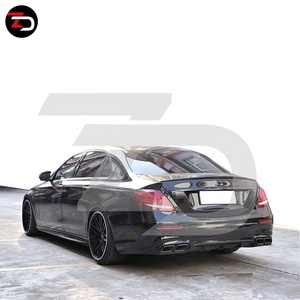 Kit de pare-chocs avant et arrière pour mercedes classe <span class=keywords><strong>E</strong></span> w213, combinaison de corps à coupe haute E63 AMG, jupes latérales, 2016 — 2019, offre spéciale - Product Image 5
