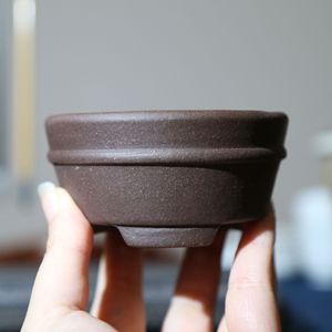 Miniature Zisha <b>Flower</b> <b>Pot</b> Small Desktop Bonsai Planter Handmade Succulent <b>Pot</b> - Product Image 1