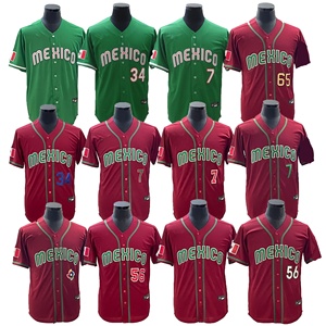 Camiseta de la Selección Nacional de México para la Copa Mundial 2026 # 34 VALENZUELA # Camiseta de Béisbol de México para la Copa Julio Urias 7 - Product Image 3