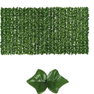 人工葉プライバシーロールヘッジフェンススクリーンガーデン人工植物グリーンウォール人工緑葉フェンス - Product Image 2