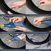 Scellant pour pneus de vélo de montagne Accessoires de vélo Scellant anti-crevaison Kits d'outils de réparation de roues