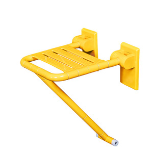 Wall Mounted Shower <b>Stool</b> Foldable Non Slip Reinforced Chair For Elderly Disabled Pregnant Women <b>Bathroom</b> Toilet Seat HS 03B - Product Image 1