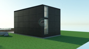 Casa Contenedor Prefabricada de Aluminio de 4.5m de Altura, Casa Pequeña de 10 pies, Oficina, Cabaña de Una Habitación en Suecia - Product Image 5