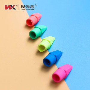 Đơn Giản 3D <span class=keywords><strong>Bullet</strong></span> Shape Trường Bút Chì Topper Erasers 30-40 Gói Tùy Chỉnh Văn Phòng Phẩm Thiết Lập Cho Trẻ Em Nhà Máy Bán Buôn Cao Su Sinh Viên - Product Image 5