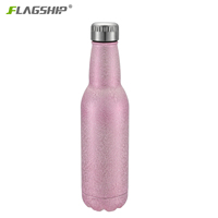 Botol Termos Vakum Stainless Steel 304 Dinding Ganda 500ml dengan Pola Kustom, Tahan Lama, Terisolasi, 12-24 Jam, Hadiah Bisnis