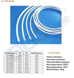 Tubo in PTFE per Ozono, Tubo Plastico Resistente all'Ozono, Tubi Flessibili in Plastica 4mm/5mm, Utilizzabili con Macchinari per il Trattamento dell'Acqua - Product Image 4