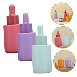 Botella cuentagotas de aceite esencial de glaseado de hombro plano personalizada cosmética vacía 30ml con caja y logotipo impreso - Product Image 4