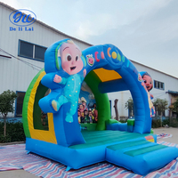 Château gonflable pour enfants, toboggan gonflable pour la maison, trampoline, château de noix de coco, loisirs et divertissements intérieurs et extérieurs