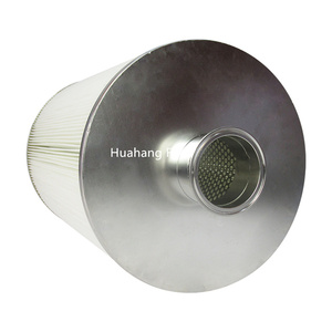 ตลับกรองเก็บฝุ่นแบบจีบทำจากโพลีเอสเตอร์ป้องกันไฟฟ้าสถิตย์ทนต่ออุณหภูมิสูง - Product Image 3