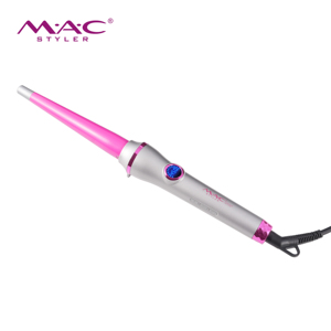 <span class=keywords><strong>Rizador</strong></span> de Pelo <span class=keywords><strong>Cónico</strong></span> MAC Styler Rosa Brillante con Barril Recubierto de Queratina, Calor Ajustable, Ondas Voluminosas Románticas, Plancha de Pelo para el Hogar - Product Image 5
