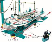 Machine de redressage de châssis de voiture ISO9001 pour atelier de réparation de carrosserie et de collision, banc de redressage B2E