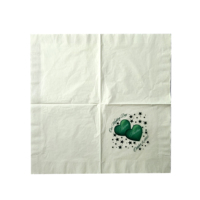 Serviettes Airlaid Colorées Personnalisées Serviettes en Lin Tissu Solide Cocktail Déjeuner Dîner Serviettes avec logo 25 30 40cm