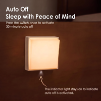 Lampe de nuit LED créative nordique jaune/blanche avec interrupteur à bascule, rechargeable, magnétique, à intensité variable, ambiance lumineuse