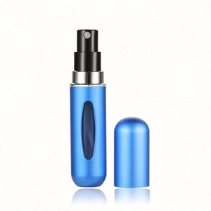 Botellas de Perfume de Aluminio Unisex de 5 ml, Mini Botellas Recargables con Relleno Inferior, Pulverizador, Aceites Esenciales para el Cuidado de la Piel, Componentes de Plástico - Product Image 3