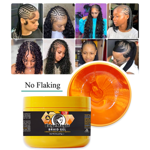 Gel Coiffant Bio Fixation Extra Forte Sans Ammoniaque Brillance & Tenue avec Vitamines pour Texturisation Crème Sans Écaillage Gel Tresses et Twists 227g pour Coiffeurs - Product Image 2