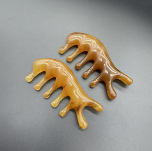 रेसिन बीसवैक्स स्क्रैपिंग बोर्ड सींग का सिर मेरिडियन एक्यूपंक्चर मालिश कंस मछली हड्डी पांच दांत बड़े शरीर लिथियम बैटरी संचालित - Product Image 3