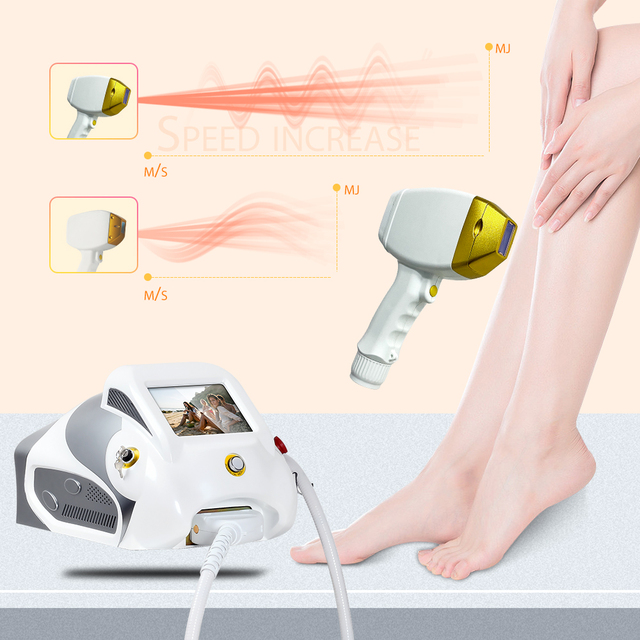 ICE Professional Portable 808nm Laser Hair Removal Machine 3 Wavelength Diode Laser 755 808 1064 High Power Laser Epilation