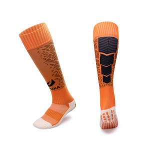 100% polyester original de couleur rose <span class=keywords><strong>pas</strong></span> <span class=keywords><strong>cher</strong></span> <span class=keywords><strong>chaussettes</strong></span> de football - Product Image 1