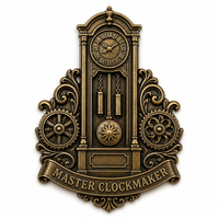 Badge Dragon Métallique Personnalisé – Logo Métallique sur Mesure pour Vêtements, Épingle en Laiton avec Texte Personnalisé pour Articles Promotionnels et Événements