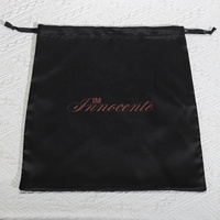 Grand sac en satin 30x40 cm avec cordon de serrage pour vêtements, chaussures, perruques, chapeaux, chaussettes – Pochette de rangement écologique en satin