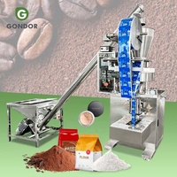 Machine de remplissage automatique de farine de lait en poudre d'emballage de café de tarière pour remplir et emballer les épices
