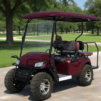 Voiturette de golf électrique économique et pratique 6 places, prix abordable, extérieur personnalisable pour les trajets quotidiens en communauté ou les déplacements courts sur les dunes