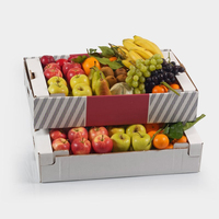 Boîtes d'emballage de fruits de légumes frais en papier en gros et sur mesure Coffrets cadeaux de fruits exquis