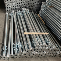 Support métallique pour plancher en béton Accessoires de coffrage Étai en métal galvanisé italien 4m
