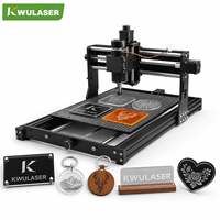 Routeur CNC professionnel 4030 PRO, machine de gravure CNC, graveur laser compatible, machine de gravure laser prête à l'emploi, mise à niveau facile.