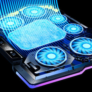 <span class=keywords><strong>Refroidisseur</strong></span> d'ordinateur <span class=keywords><strong>portable</strong></span> Leizun LZ-D13 avec 6 ventilateurs, support réglable, affichage numérique, en ABS et PP, pour ordinateurs portables de 14,1 à 21 pouces - Product Image 4
