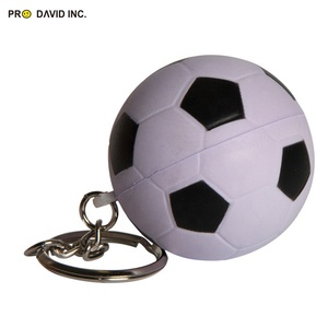 Llavero Antiestrés con Forma de Balón de Fútbol Kawaii, de Espuma de PU, con Impresión de Logotipo Personalizado para Niños - Product Image 3