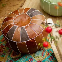 Coussin de sol marocain nordique fait à la main - Pouf de canapé paresseux, siège tatami pour la décoration de la maison