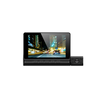 Nieuwe 4-Inch Touchscreen Verborgen Auto Recorder Draaibare Lens 1080P Hd Nacht Zicht Drie Recorders Raken Knop Wifi Dash Cam