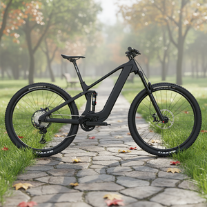 Factory Direct Top Quality EM19 E Mtb Bike Mid Drive 12 Speed Carbon Fiber Electronic Mountain Dual Suspension - Product Image 1