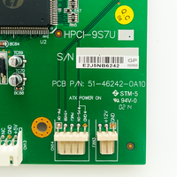 Ordinateur embarqué ADLINK HPCI-9S7U P/N.51-46242-0A10, 2 processeurs PICMG, 7 emplacements PCI, 2 emplacements ISA, planche arrière compatible avec les alimentations AT/ATX