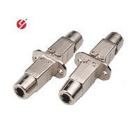LIYUAN LY-KJ-AP031-S Cat6a/6/5e STP Type sans outil Modulaire Keystone Jack Field Assembly Cable Connetocr Blindé