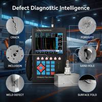 High Scan Range 0~10000mm Non-destructive Digital Ultrasonic Flaw Detector KX800 with 0~130dB Gain Range for Metals