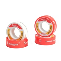 Ruban d'étanchéité pour tuyaux de gaz en PTFE industriel haute densité Forwa FW911, 13 mm, pour conduites de propane