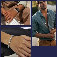 Kalung Rantai Polos Baja Anti Karat Lapis PVD 18K Unisex Grosir dengan Gesper Toggle Bentuk Bunga Trendi Anti Luntur