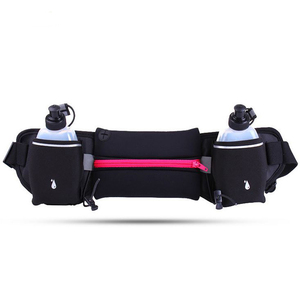 Riñonera reflectante para correr, riñonera con 2 uds., soporte para <span class=keywords><strong>botellas</strong></span> <span class=keywords><strong>de</strong></span> <span class=keywords><strong>agua</strong></span> - Product Image 5